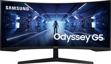 Samsung G5 Odyssey C34G55 34" välvd bildskärm för gaming