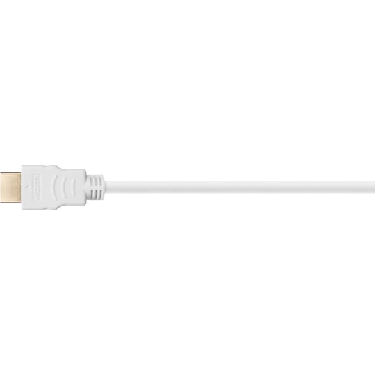 Deltaco 8K HDMI 2.1-kabel (2 m, vit)