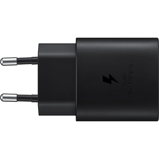 Samsung 25W USB-C Fast Charging väggladdare (svart)