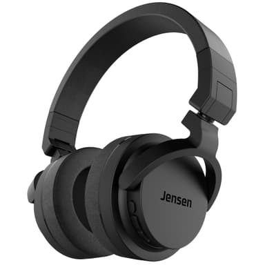 Jensen Buddy Stadium trådlösa around-ear hörlurar svart