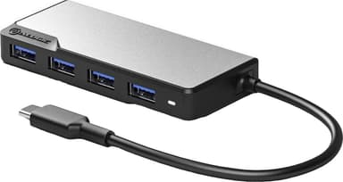 Alogic Fusion Swift 4-i-1 USB-C dockningsstation (rymdgrå)