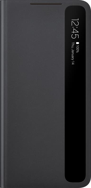 Samsung Galaxy S21 Plus Clear View fodral (svart)