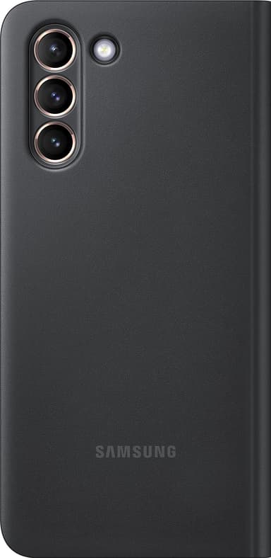 Samsung Galaxy S21 Clear View fodral (svart)