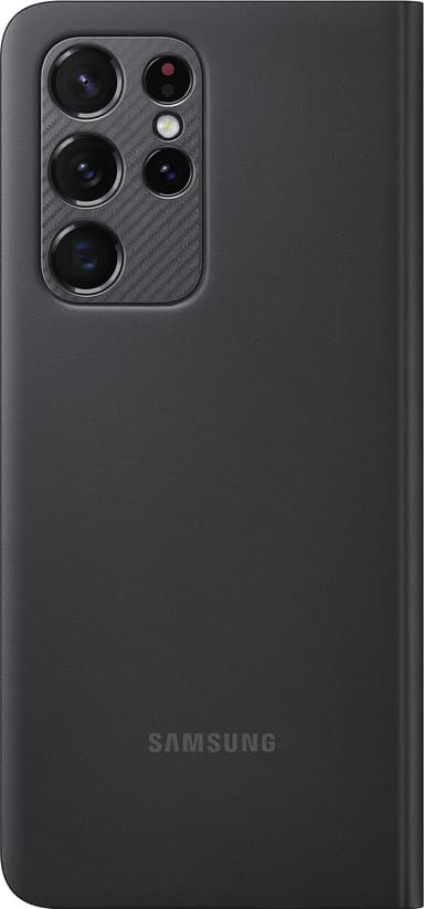 Samsung Galaxy S21 Ultra Clear View fodral (svart)