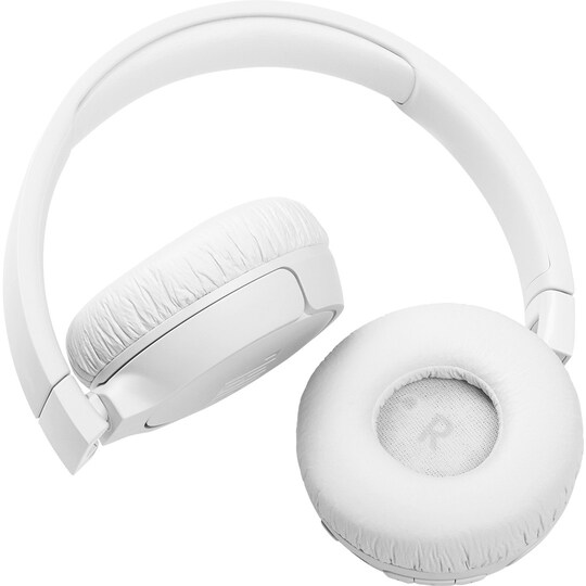 JBL Tune 660NC trådlösa on-ear hörlurar (vit)
