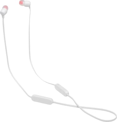 JBL Tune125BT trådlösa in ear-hörlurar (vita)