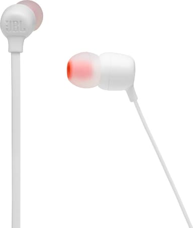 JBL Tune125BT trådlösa in ear-hörlurar (vita)