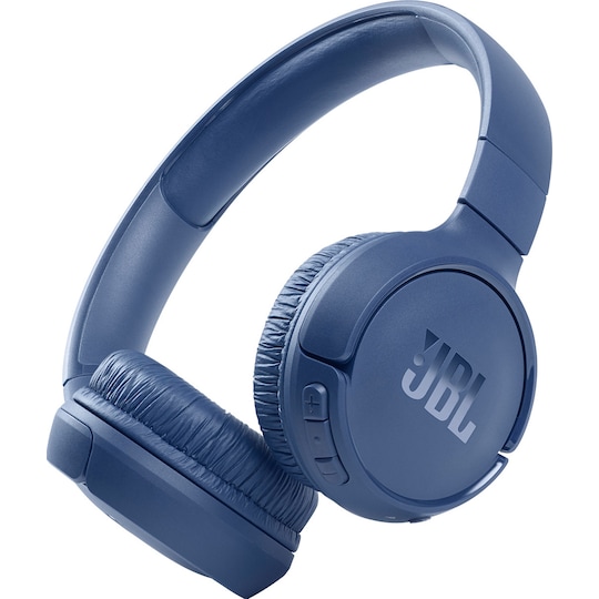 JBL Tune 510BT trådlösa on-ear hörlurar (blå)