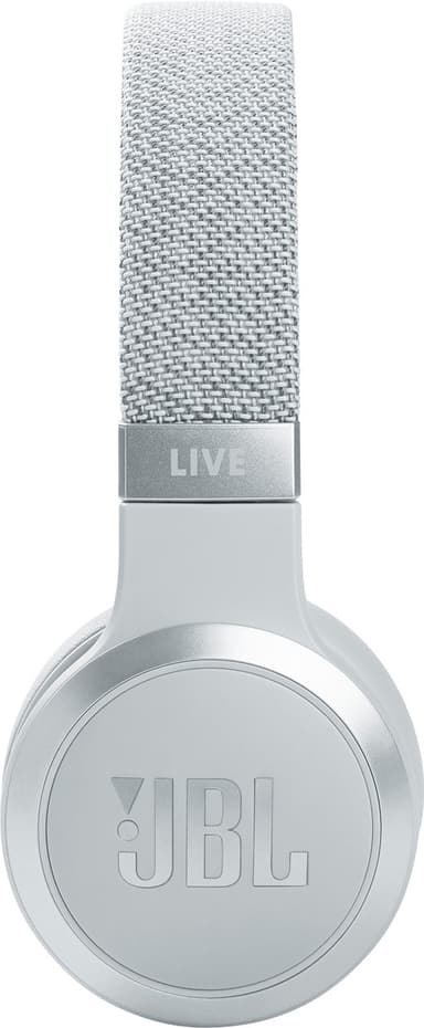 JBL LIVE 460NC trådlösa on-ear hörlurar (vit)