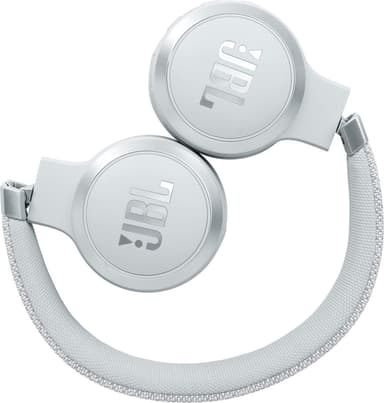 JBL LIVE 460NC trådlösa on-ear hörlurar (vit)