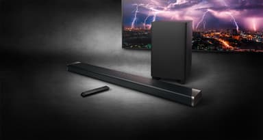 Philips 5.1.2ch soundbar B95/10 med trådlös subwoofer (svart)