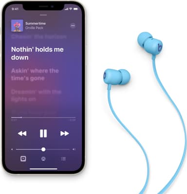 Beats Flex trådlösa in-ear hörlurar (flammblå)