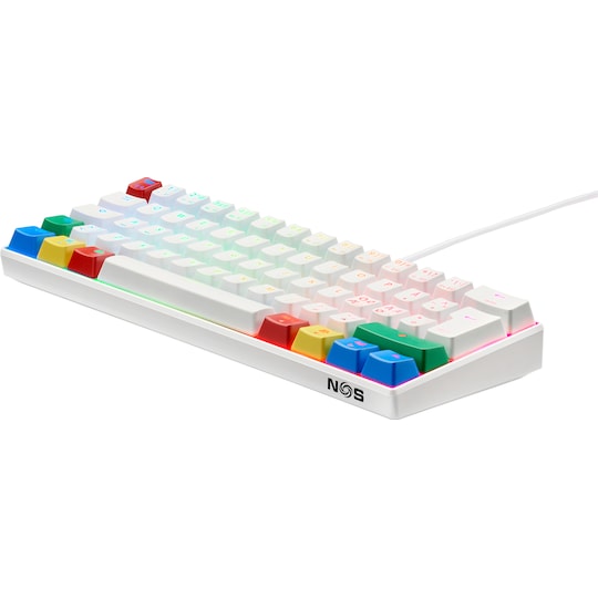 NOS C-450 Mini PRO RGB gaming tangentbord (RGBY)
