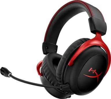 HyperX Cloud II trådlöst headset för gaming (svart/röd)