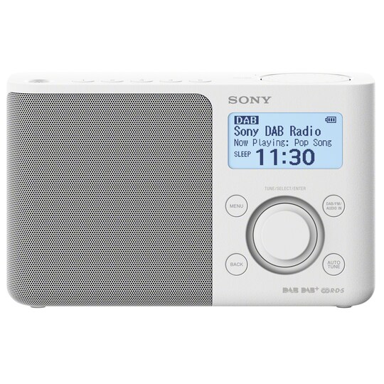 Sony DAB+/FM-radio XDR-S61 (vit)