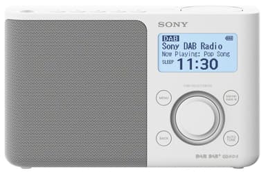 Sony DAB+/FM-radio XDR-S61 (vit)