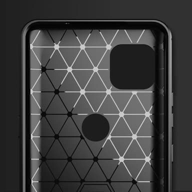 Stöttåligt Armor Carbon TPU-skal Moto G9 Power - Svart