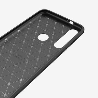 Stöttåligt Armor Carbon TPU-skal Moto G8 Plus - Svart