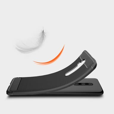 Stöttåligt Armor Carbon TPU-skal Oneplus 7T Pro - Blå
