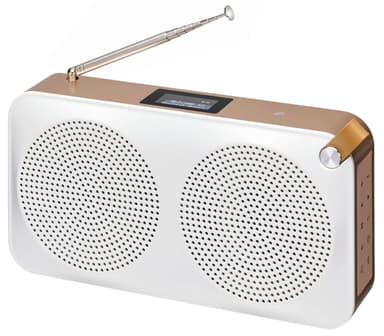 Sandstrøm DAB+ portabel radio SCARIADUCG17E (guld)