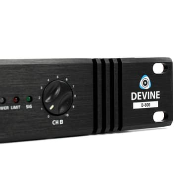 Devine D-600 Class D Förstärkare 2x 540 W