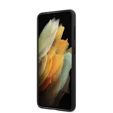 Mercedes Benz Samsung Galaxy S21 Skal Logo Perforerad Dynamic Svart