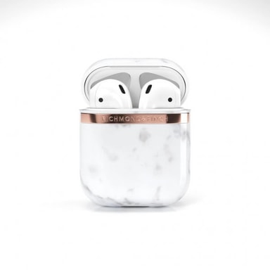 AirPods (1/2) Skal White Marble - Elgiganten