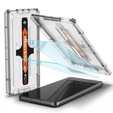 Spigen Samsung Galaxy S21 Plus Skärmskydd GLAS.tR Slim EZ Fit 2-pack