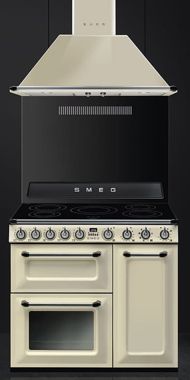 Smeg Victoria induktionsspis TR93IBL (krämvit)