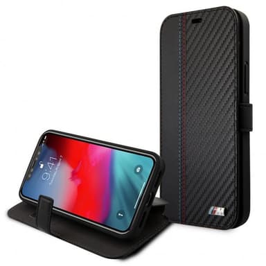 BMW iPhone 12 Pro Max Fodral Dynamic Carbon Svart