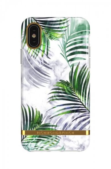 Richmond & Finch iPhone X/Xs Skal White Marble Tropics