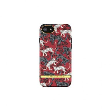 Richmond & Finch iPhone 6/6S/7/8/SE Skal Samba Red Leopard