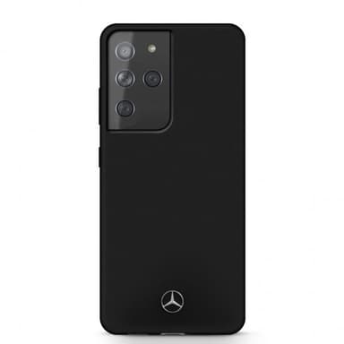 Mercedes Benz Samsung Galaxy S21 Ultra Skal med Logo Svart