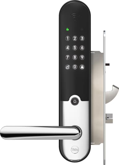 Yale Doorman L3 Family digitalt dörrlås (krom)