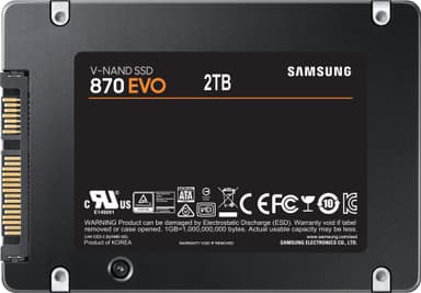 Samsung 870 EVO intern SATA SSD (2 TB)