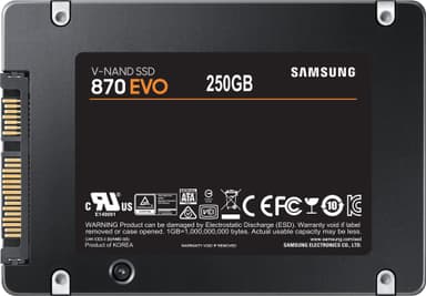 Samsung 870 EVO intern SATA SSD (250 GB)