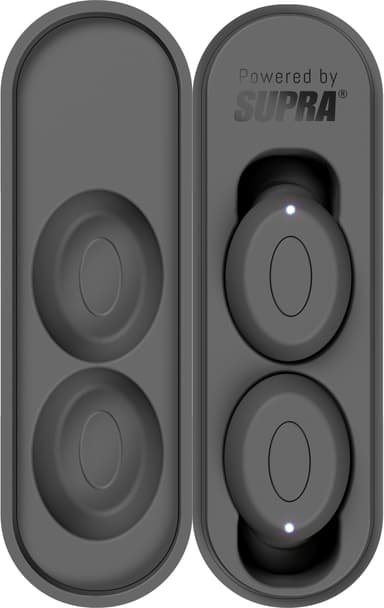 Supra NERO-TX True Wireless in ear-hörlurar (Jetfighter Grey)