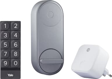 Yale Linus Family smart dörrlås (silver)