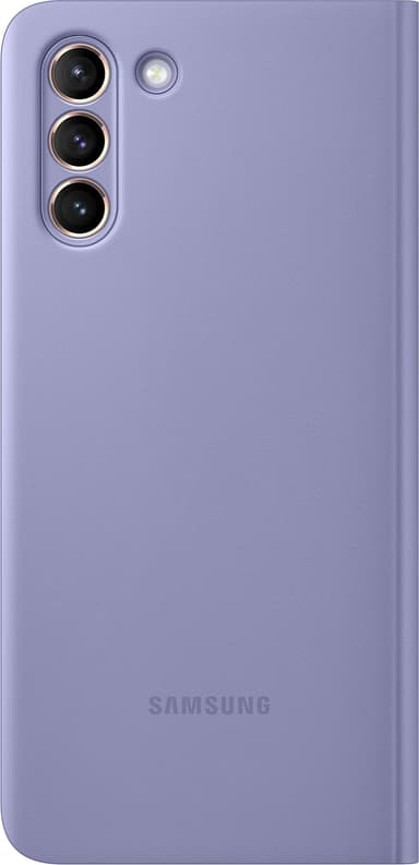Samsung Clear View Galaxy S21+ fodral (lila)
