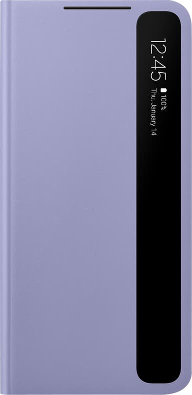 Samsung Clear View Galaxy S21+ fodral (lila)