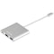 Sandstrøm USB-C multiadapter (silver)