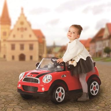 Rollplay Elbil Mini Cooper S Coupe Premium, 12V, Röd