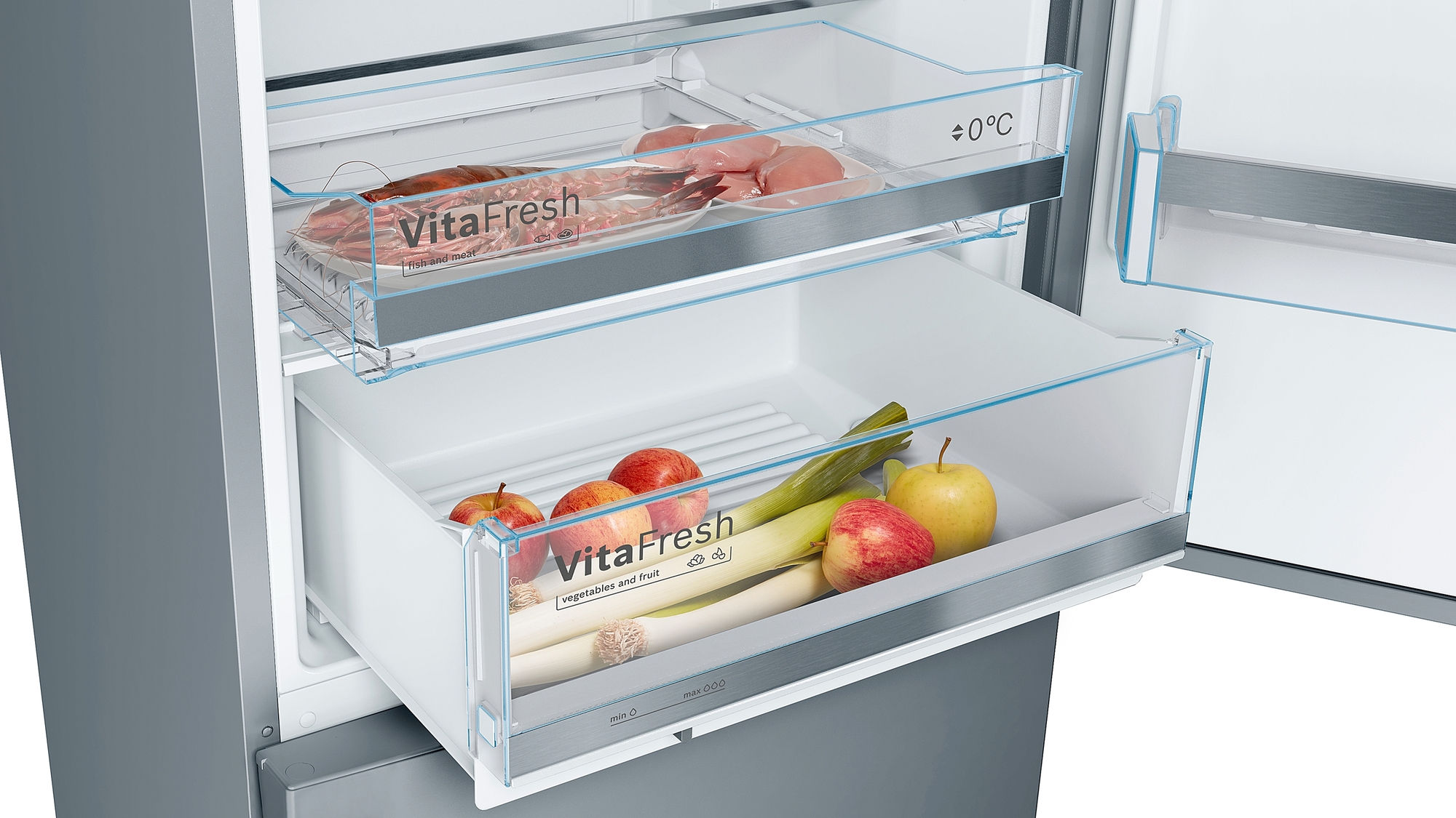 Bosch Serie 6 Kyl/Frys KGE49AICA (rostfri)