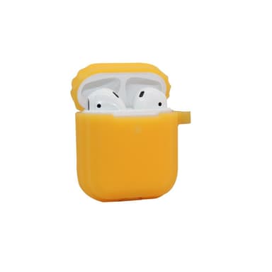 Självlysande silikonfodral till AirPods 1/2 - Gul