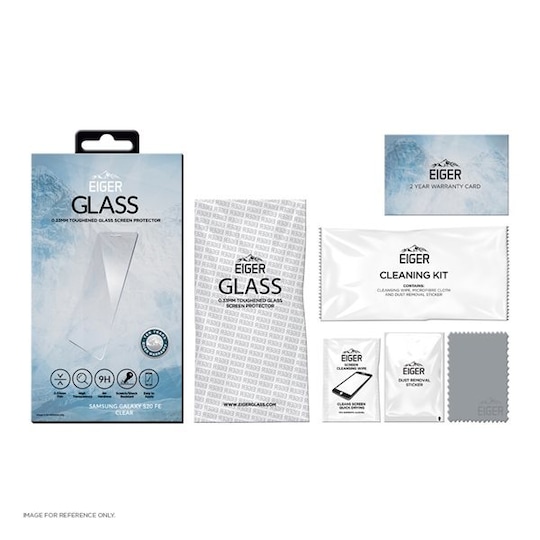 Eiger Glas Skärmskydd Samsung Galaxy S20 FE Klar
