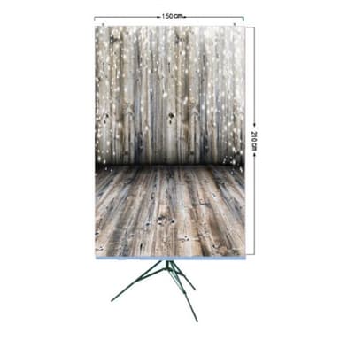 Fotobakgrund Trä 1,5 x 2,1 m