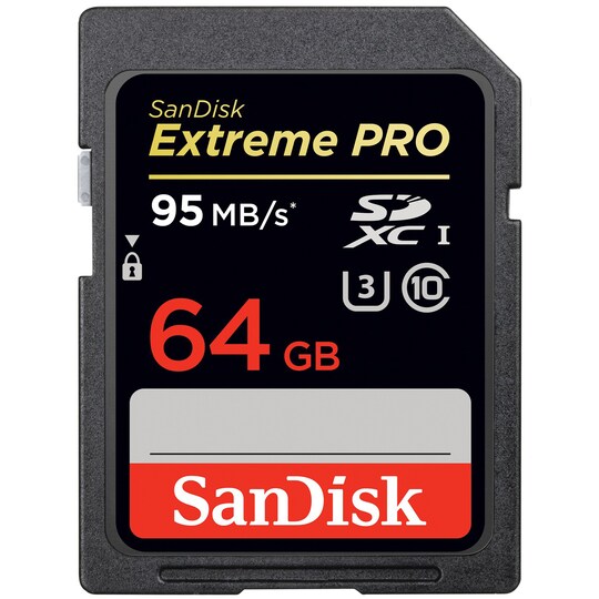 SanDisk Extreme Pro SDHC minneskort 64 GB