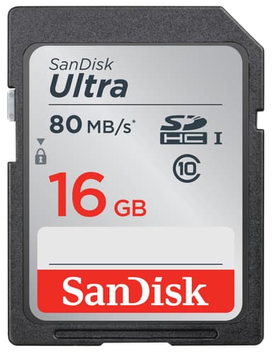 SanDisk Ultra SD Minneskort 16 GB