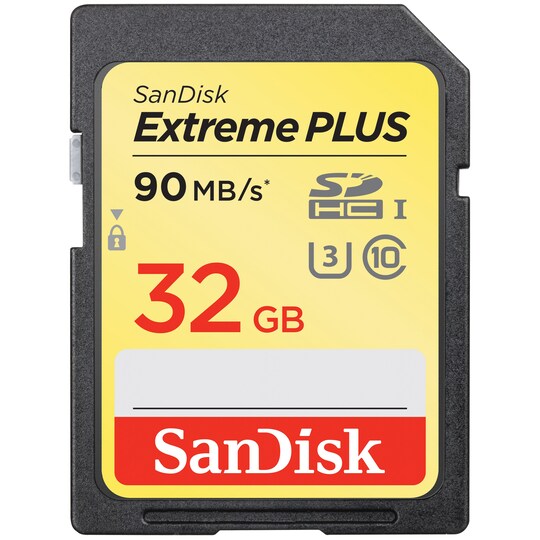 SanDisk Extreme Plus SD-minneskort 32 GB