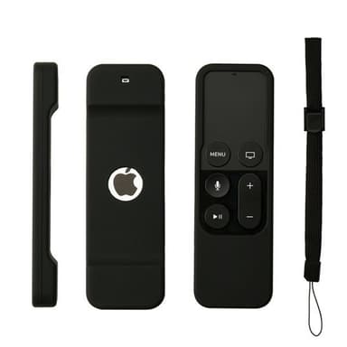 Svart Silikonskydd till fj rrkontroll Apple TV 4